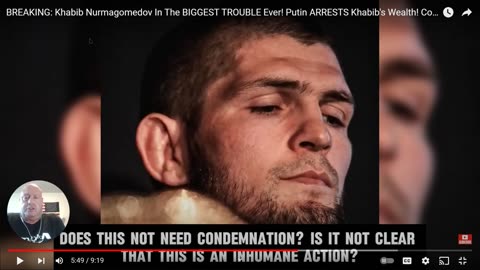 KHABIB NURMAGOMEDOV FLEES RUSSIA WITH HIS LIFE