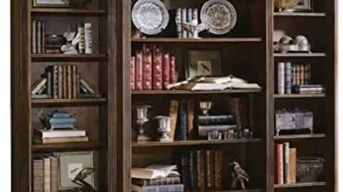 Hooker Furniture Brookhaven Wall Bookcase in Clear Cherry