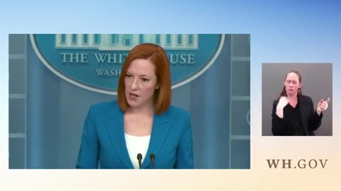 Jen Psaki Holds Briefing As Biden's Supreme Court Nominee Begins Confirmation Hearings