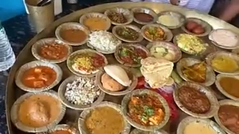 India’s Biggest Vegetarian Thali