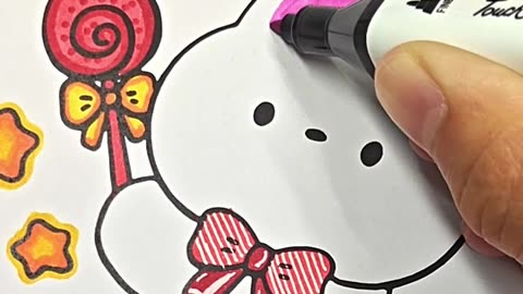 Coloring Sweet Bunny - Color Pages For Childrens. Enjoy! - @KeaCreative2