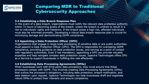 Understanding GDPR Regulations for Business Success: Insights from Ispectra Technologies