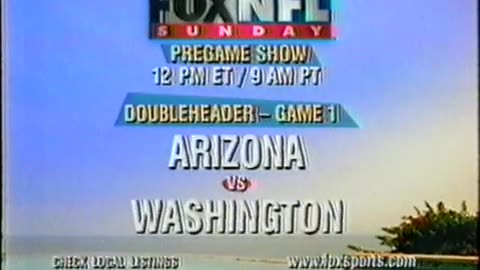 September 10, 1997 - Promo for NFL Doubleheader