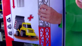 DICKIE TOYS CONSTRUCTION BUILDING TEAM miniature working tower crane good for moviemaking AND play!