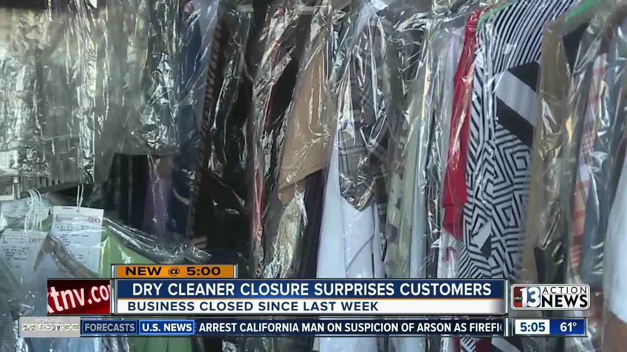 Abrupt dry cleaner closure brings frustrations