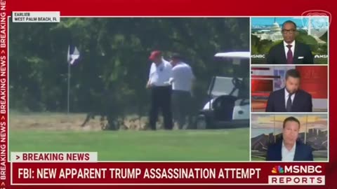 MSNBC Had Footage of Trump’s “Secret” Golf Outing BEFORE The SHOOTING! How Did MSNBC Get This Footage⁉️