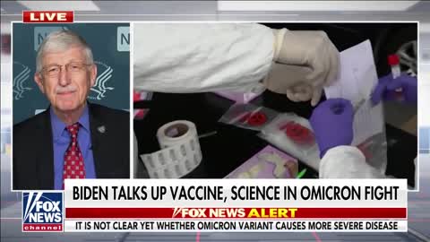 NIH Director, Dr. Francis Collins warns against 'premature' conclusion that omicron will be mild