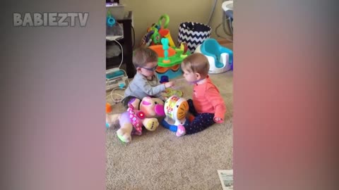 The FUNNIEST and CUTEST video you'll see today! - TWIN BABIES Adorable Moments