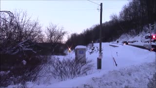 New York Susquehanna & Western Snow Plow Train