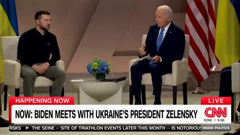 Biden slurs his way through a meeting with Zelensky & announces AID PACKAGE