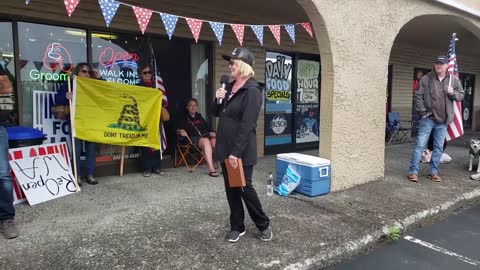 Flash back: rally in front of PetBiz for defying Governor Inslee