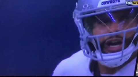 Dak Prescott mic’d up on the field after that interception