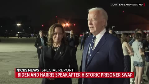 Biden and Harris toss a word salad re prisoner swap