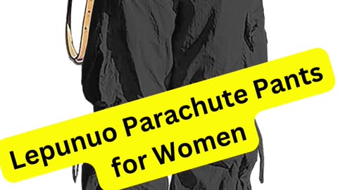 Lepunuo Parachute Pants for Women