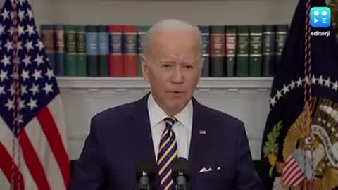 Watch #JoeBiden as he bans Russian oil: “We will not be part of subsidizing Putin’s war.”