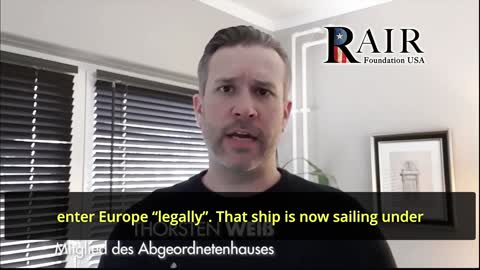 AfD Fights To Stop Antifa's Tax-Exempt Migrant Trafficking Vessel