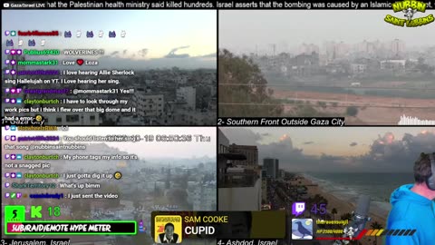 Israel and Gaza LIVE cams / Wacky Wednesday/ LA CAR CHASES / News from X / Music / Chat