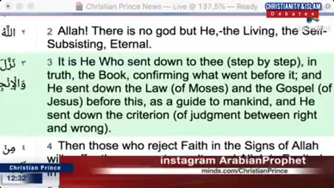 Give me a Proof that Islam is not from God Christian Prince Debates