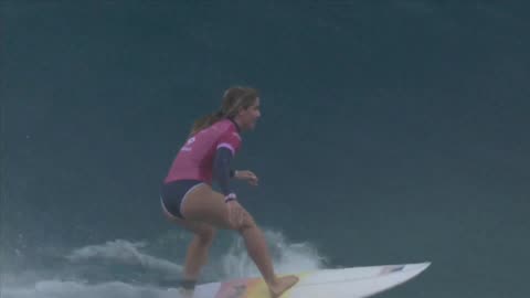 Caroline Marks surfs to gold for Team USA in a nail-biting gold medal match _ Paris Olympics