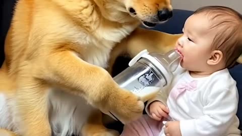 Babysitter dog