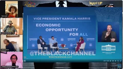 Kamala Harris says: "20 Acres & a Mule".......but she's "Black" tho.....?!?!?