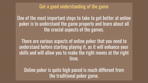 Earn maximum money in online poker