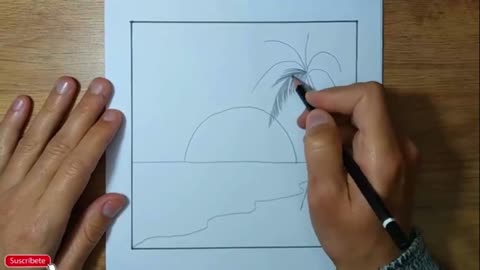 Draw The Dense Leaf Morphology Of Palm Trees