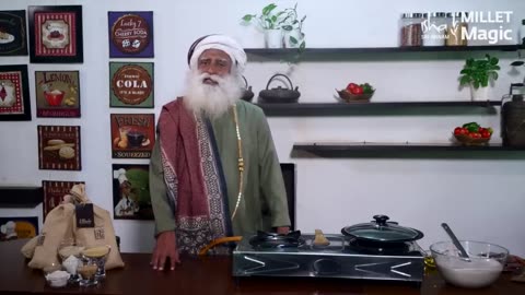 Sadhguru & Radhe Cook A Ragi Dosa Together | Millet Recipe