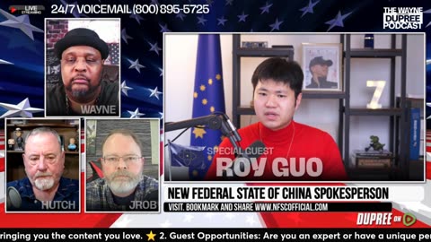 NFSC's Roy Guo - CCP Has A Plan To Attack White People - 3/7/24