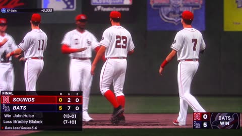 MLB The Show: Louisville Bats vs Nashville Sounds (S1 G137)