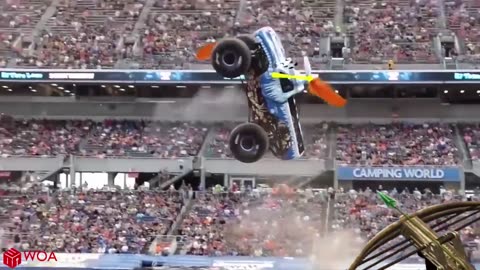 Crazy Monster Truck Freestyle Moments | Monster Jam highlights 2020 | Woa Doodles Funny Videos