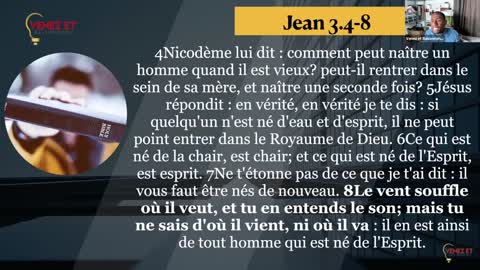 Etude du livre de Jean - CHAPITRE 3 Mourir pour naître de nouveau