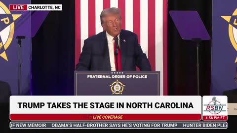 Trump Addresses the Nat. Board of the Fraternal Order of Police in NC - 09.6.2024