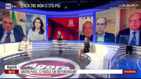 Agorà Prof. Alberto Contri green pass illogico sanitario e questi non sono vaccini