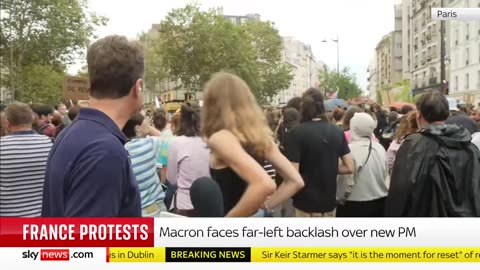 Thousands protest over Michele Barnier appointment as prime minister in France