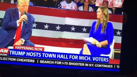 OAN trump holds town hall for Michigan voters Tuesday 07:41 pm