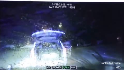 Killer Karen Read: Canton Police Sgt Saraf’s Dashcam Footage From 6:06am To 6:13am