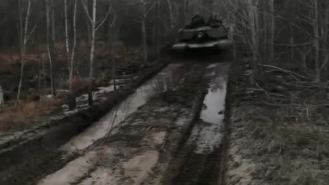 First Time M1 Abrams Seen on Frontlines