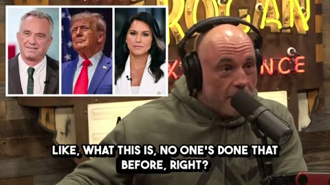 Joe Rogan on the alliance between Trump, Tulsi, RFK Jr., & MAHA movement