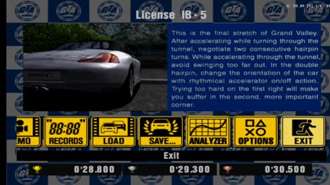 Gran Turismo 3 - License Test IB-5 Gameplay(AetherSX2 HD)