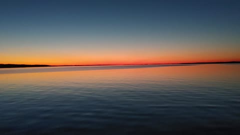 Sunset on the James River Near Williamsburg