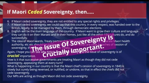 The Treaty Of Waitangi For Dummies. Article One. Part 4. Did Maori cede Sovereignty or not