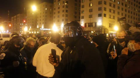 Black Lives Matter Confront DC Police Chief 12/12/2020