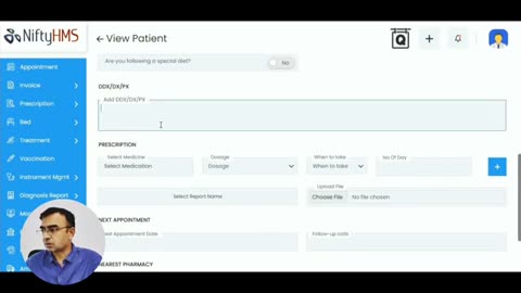 Appointment, Assessment and Prescription all in Mobile | NiftyHMS - Healthcare Software