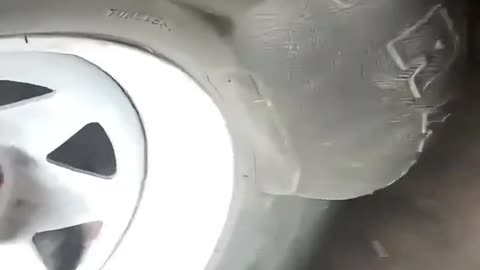 Tire Bubble Can Be Very Hazardous