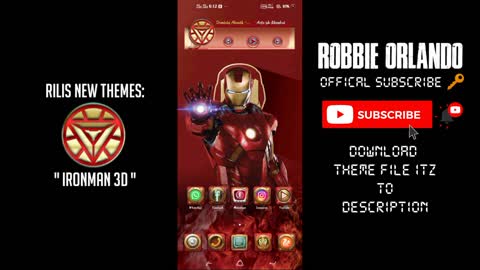 IRONMAN 3D - VIVO THEMES ANDROID