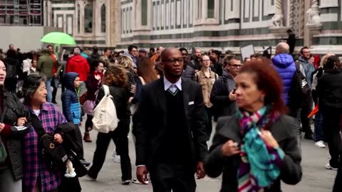 Migrant bus driver breaks stereotypes in Florence