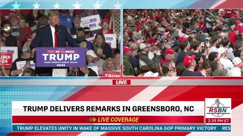 Trump Rally in NC: President Trump Speaks at Greensboro, NC (Full Speech, March 2)