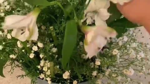 Flower arrangement in 5 minutes no experience