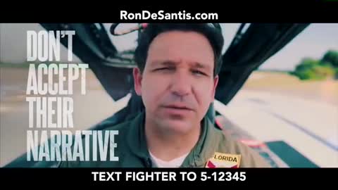 DeSantis CHANNELS Top Gun In SAVAGE Ad